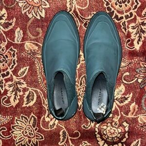 NWOT JACK ERWIN Women 7 Thea Pine Green Chelsea Boot